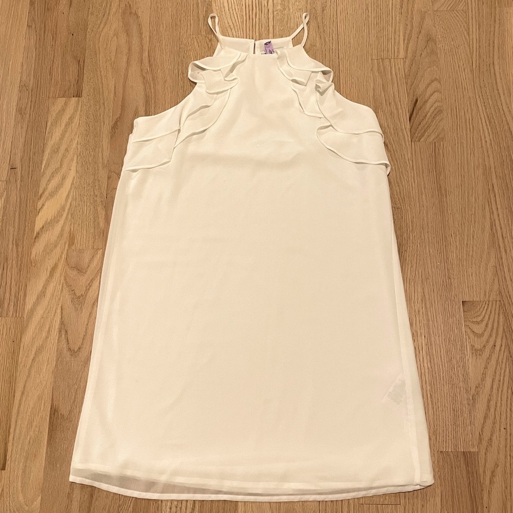 White Bridal Shower Dress, Small